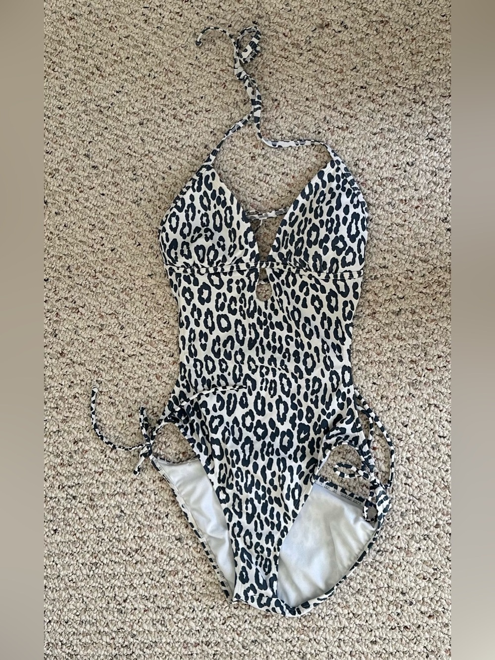 Kirra Pink Logo Swimwear Tag with Navy‎ and Cream Accents